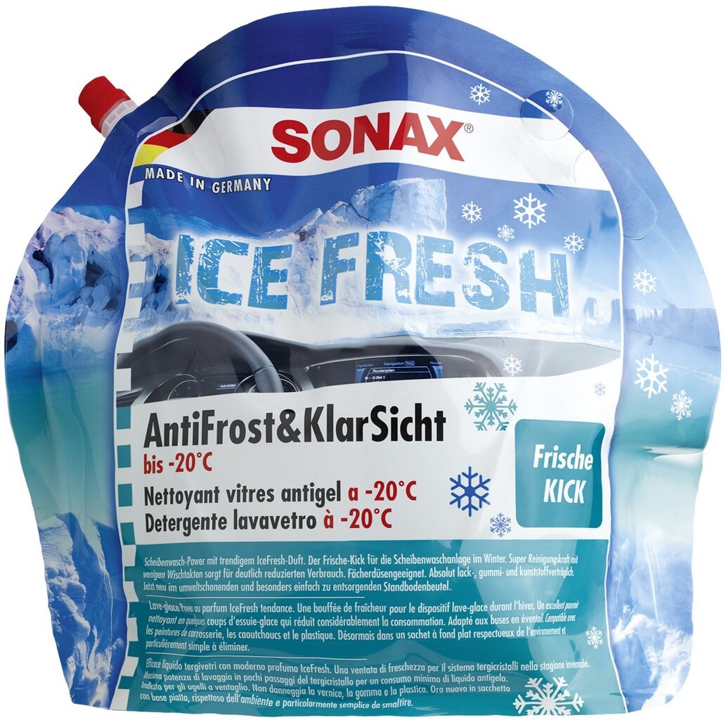 Talvine aknapesuvedelik SONAX Ice Fresh, 3L цена и информация | Antifriisid ja jahutusvedelikud | kaup24.ee