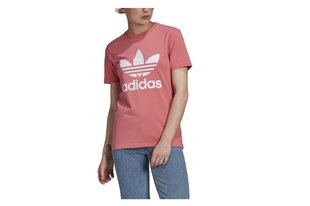 Футболка с коротким рукавом Adidas Loungewear Essentials Slim Logo, розовая цена и информация | Женские футболки | kaup24.ee