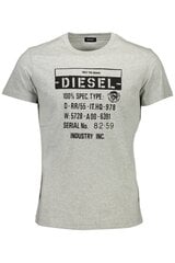 Футболка мужская Diesel, серая цена и информация | Мужские футболки | kaup24.ee
