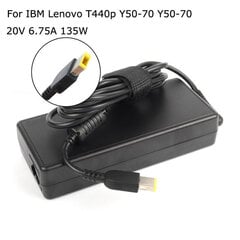 Lenovo AC 135W, черного цвета цена и информация | Зарядные устройства для ноутбуков | kaup24.ee