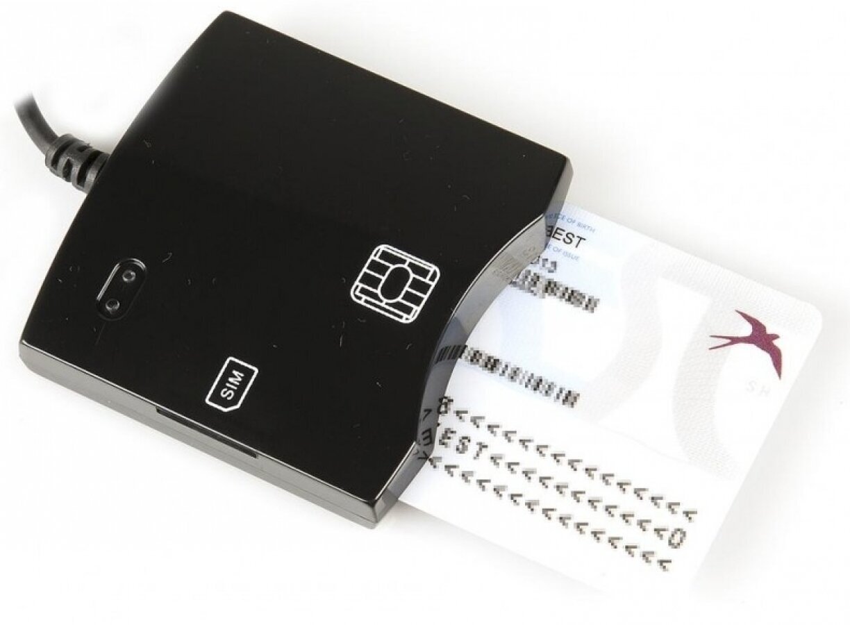 Id-kaardi lugeja OEM kiipkaardi, väline цена и информация | USB jagajad, adapterid | kaup24.ee