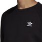 Meeste Dressipluus Adidas Essential Crew M DV1600, must 2XL цена и информация | Meeste pusad | kaup24.ee