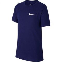 Футболка для мальчика Nike Jr B Tee EMB Swoosh JR AR1910 478 цена и информация | Рубашки для мальчиков | kaup24.ee