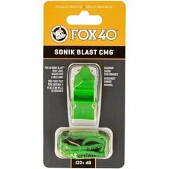 Kohtuniku vile Sonik Blast CMG whistle + green string kaina ir informacija | Viled | kaup24.ee