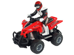 Puldiga juhitav neljarattaline ATV, punane hind ja info | Poiste mänguasjad | kaup24.ee