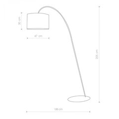 Põrandalamp Nowodvorski Lighting Alice 5386 цена и информация | Торшеры | kaup24.ee