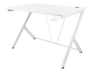 Игровой стол Deltaco Gaming WT85, белый цена и информация | Компьютерные, письменные столы | kaup24.ee