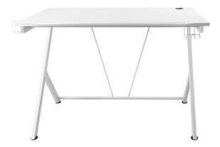 Игровой стол Deltaco Gaming WT85, белый цена и информация | Компьютерные, письменные столы | kaup24.ee