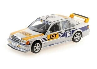 MERCEDES-BENZ 190E 2.5-16 EVO 1 TEAM MS-JET-RACING F.BIELA DTM 1990 1:18 MINICHAMPS 155903616 цена и информация | Коллекционные модели автомобилей | kaup24.ee