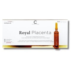 Королевские ампулы с растительной плацентой от выпадения волос Cosmofarma Royal Placenta 12х10 мл цена и информация | Cosmofarma Духи, косметика | kaup24.ee