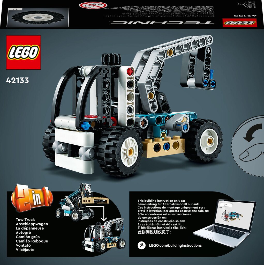 42133 LEGO® Technic Teleskooptõstuk hind ja info | Klotsid ja konstruktorid | kaup24.ee