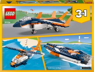 31126 LEGO® Creator Ülehelikiirusega lennuk цена и информация | Конструкторы и кубики | kaup24.ee