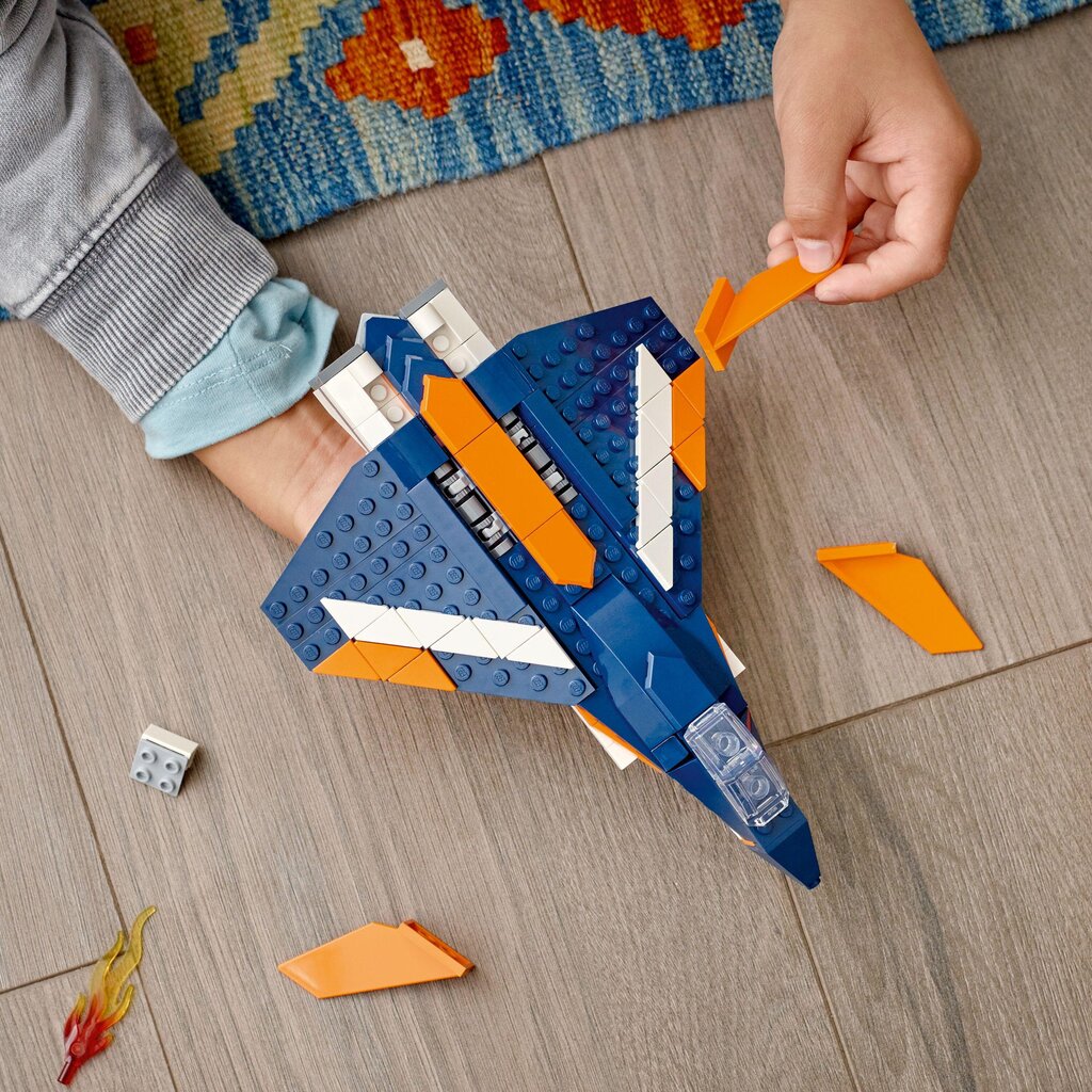 31126 LEGO® Creator Ülehelikiirusega lennuk hind ja info | Klotsid ja konstruktorid | kaup24.ee