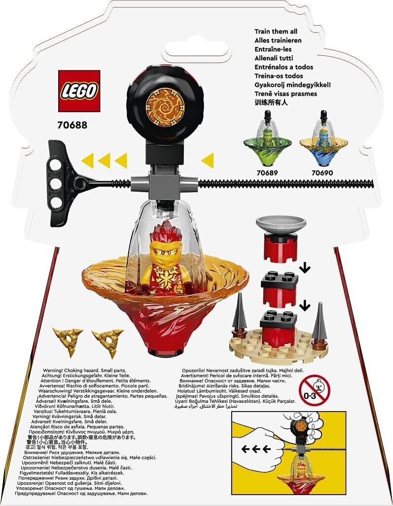 70688 LEGO® NINJAGO Kai Spinjitzu ninja koolitus hind ja info | Klotsid ja konstruktorid | kaup24.ee