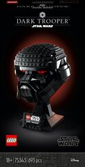 75343 LEGO® Star Wars™ Шлем темного солдата цена и информация | Конструкторы и кубики | kaup24.ee