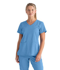 Naiste meditsiiniline pluus - GRST045-40 Ciel Blue hind ja info | Meditsiiniriided | kaup24.ee
