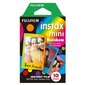 Fotopaber Fujifilm Instax Mini 1x10tk Rainbow hind ja info | Lisatarvikud fotoaparaatidele | kaup24.ee