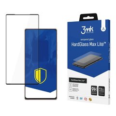 Ekraani kaitse Samsung Galaxy Note20 5G must - 3mk HardGlass Max Lite™ hind ja info | Ekraani kaitsekiled | kaup24.ee