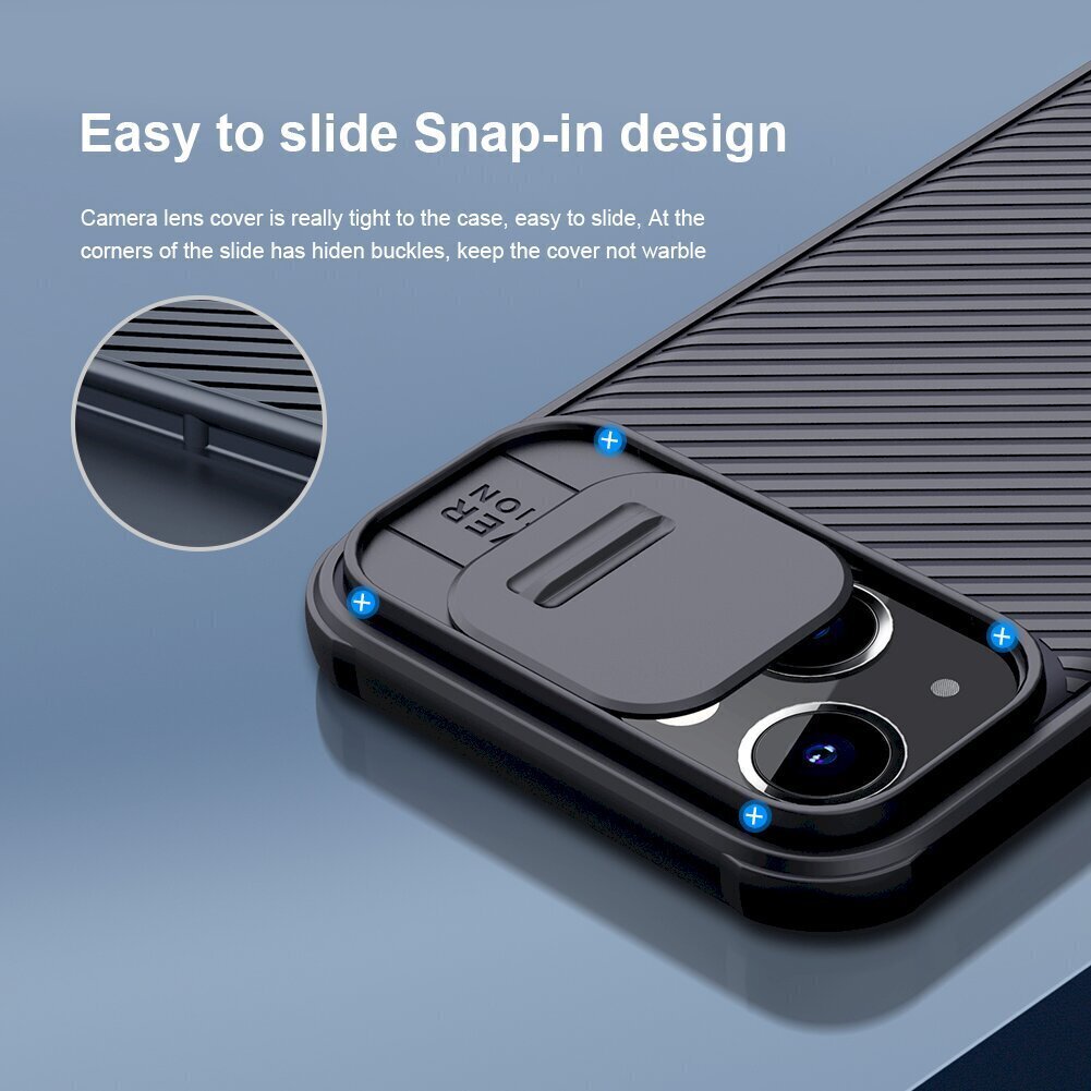 Ümbris Nillkin CamShield Pro Magnetic Hard Case Apple iPhone 13 mini jaoks, must цена и информация | Telefoni kaaned, ümbrised | kaup24.ee