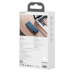 Akupank Baseus Adaman Metal 20000mAh PD QC 3.0 65W 2xUSB + USB-C + micro USB (sinine) hind ja info | Akupangad | kaup24.ee