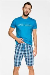 Kaheosaline pidžaama lühikeste pükstega Henderson Proud 39735-55X meestele цена и информация | Мужские халаты, пижамы | kaup24.ee