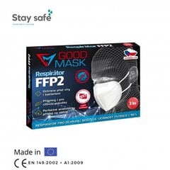 Respiraator FFP2 Good Mask, 3 tk цена и информация | Аптечки | kaup24.ee