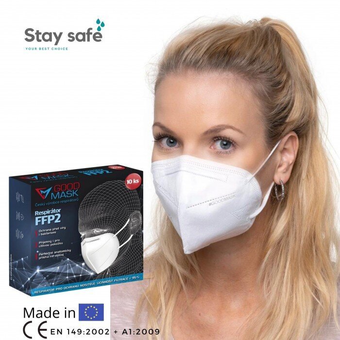 Respiraator FFP2 Good Mask, 10 tk hind ja info | Esmaabi | kaup24.ee