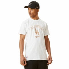 Lühikeste varrukatega T-särk, meeste New Era MLB Metallic Grapich Print Dodger Valge S6437379 hind ja info | Meeste spordiriided | kaup24.ee