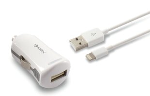 Autoadapter USB, 2,4А цена и информация | Зарядные устройства для телефонов | kaup24.ee