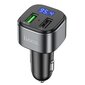 FM-saatja / modulaator Hoco E67 Bluetooth FM transmitter 2 x USB QC3.0 18W цена и информация | FM modulaatorid, FM trasmitterid | kaup24.ee