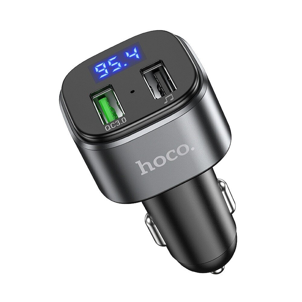 FM-saatja / modulaator Hoco E67 Bluetooth FM transmitter 2 x USB QC3.0 18W цена и информация | FM modulaatorid, FM trasmitterid | kaup24.ee