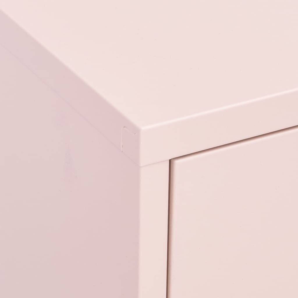 vidaXL hoiukapp, roosa, 80 x 35 x 101,5 cm, teras hind ja info | Elutoa väikesed kapid | kaup24.ee