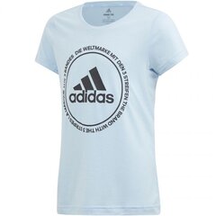 Футболка детская Adidas TR Prime Tee JR ED6331, синяя цена и информация | Рубашки для мальчиков | kaup24.ee