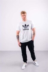 Футболка для мужчин Adidas Trefoil White CW0710, белая цена и информация | Meeste T-särgid | kaup24.ee