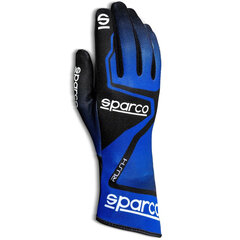 Men's Driving Gloves Sparco RUSH Sinine/Must Suurus 9 S3727214 цена и информация | Мужские шарфы, шапки, перчатки | kaup24.ee