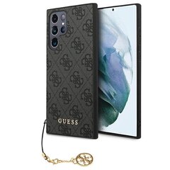 Оригинальный чехол Guess Charms Collection для Samsung Galaxy S22 Plus, серый цена и информация | Чехлы для телефонов | kaup24.ee