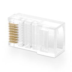 UGREEN NW110 Ethernet, RJ45 Plug, 8P/8C, Cat.5/5e, UTP (100pcs.) hind ja info | Kaablid ja juhtmed | kaup24.ee