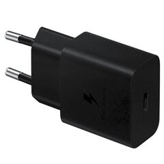 Samsung 15W Power Adapter EP-T1510NBEGEU Black (EU Blister) цена и информация | Зарядные устройства для телефонов | kaup24.ee