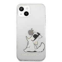 KLHCP13SCFNRC Karl Lagerfeld PC/TPU Choupette Eat Case for iPhone 13 mini Transparent hind ja info | Telefoni kaaned, ümbrised | kaup24.ee