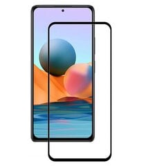 Fusion full glue 5D karastatud klaas kaetud raamiga Xiaomi Redmi 10 must hind ja info | Ekraani kaitsekiled | kaup24.ee