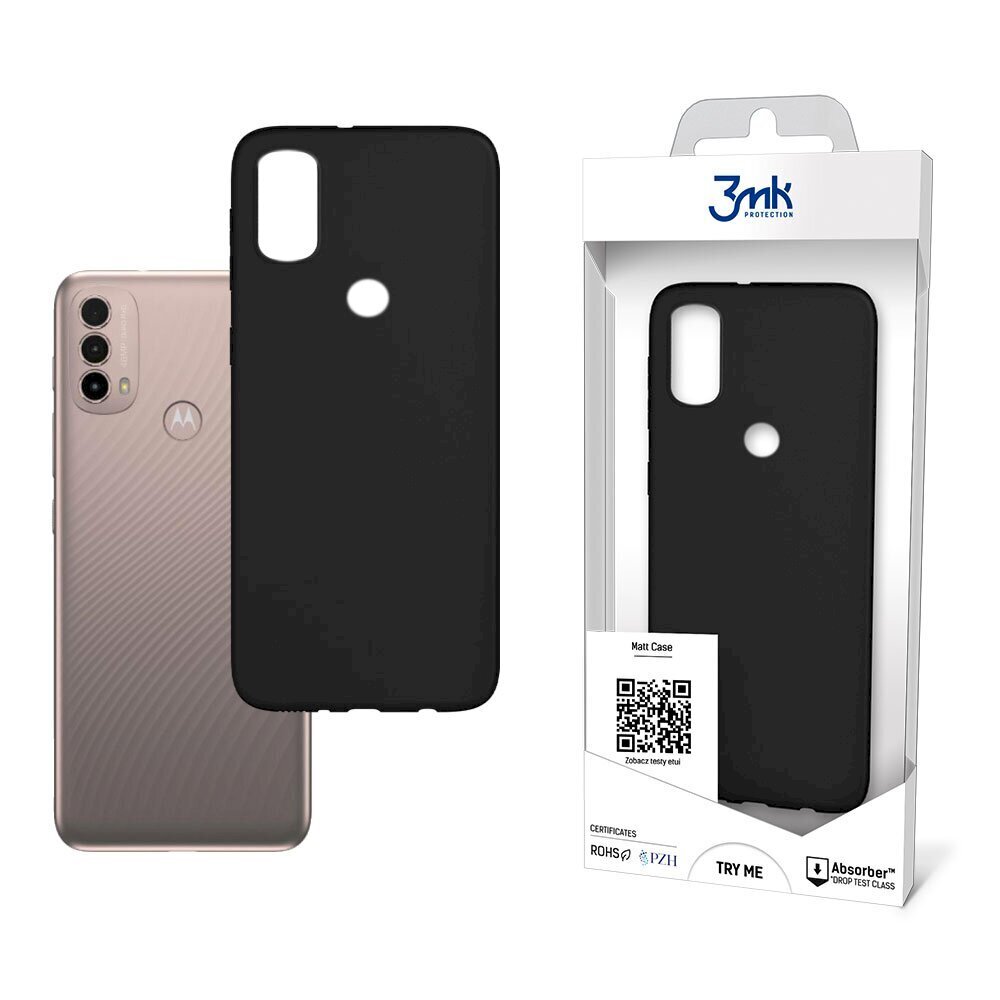 Motorola Moto E40 - 3mk Matt Case black hind ja info | Telefoni kaaned, ümbrised | kaup24.ee