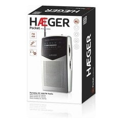 Haeger Pocket AM / FM цена и информация | Радиоприемники и будильники | kaup24.ee