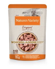 Nature's Variety Cat Originaal kana- ja pardikonneeritud toit 0,070 kg - konserveeritud kana ja part täiskasvanud kassidele hind ja info | Konservid kassidele | kaup24.ee