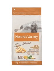 Nature's Variety Dog Selected Medium Adult Free Range chicken 2 kg - vabapidamisel kuivtoit täiskasvanud koertele hind ja info | Kuivtoit koertele | kaup24.ee