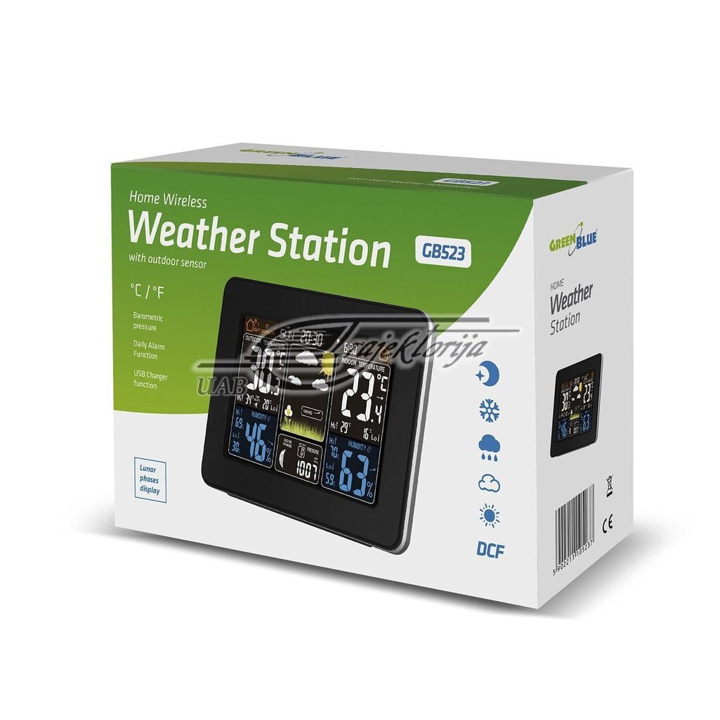 Termomeeter GreenBlue GB523 hind ja info | Ilmajaamad, termomeetrid | kaup24.ee