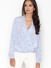 Naiste pluus Figl, sinine цена и информация | Женские блузки, рубашки | kaup24.ee