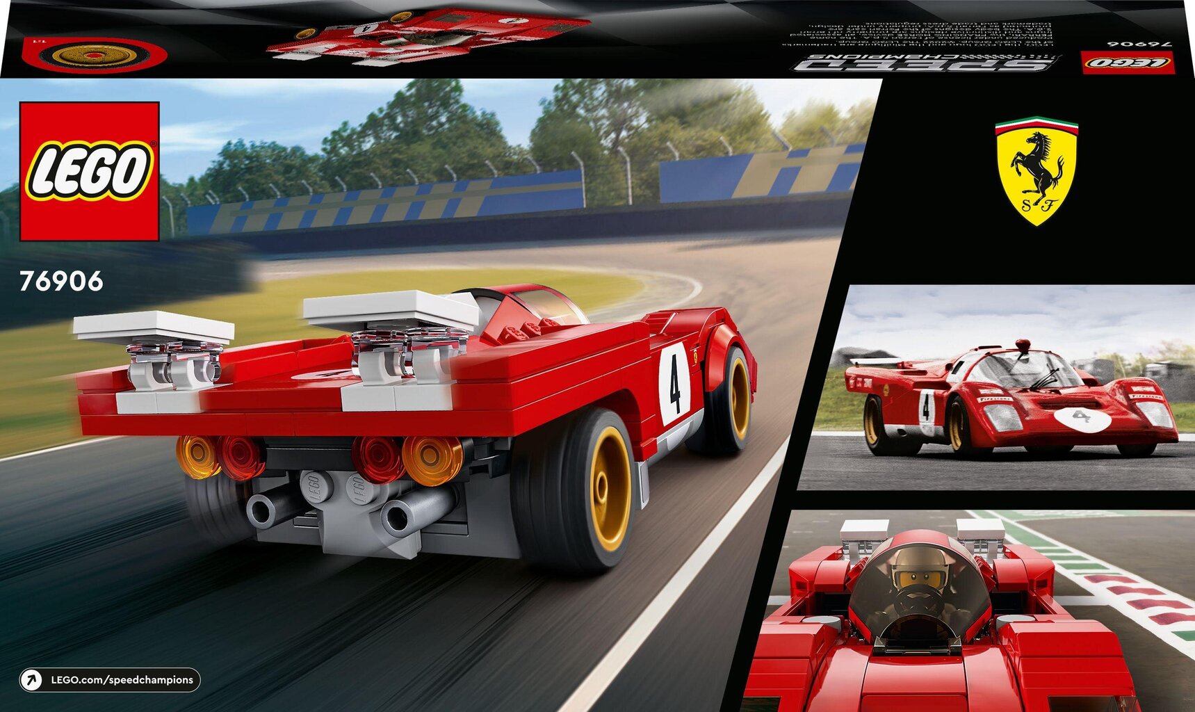 76906 LEGO® Speed Champions 1970 Ferrari 512 M цена и информация | Klotsid ja konstruktorid | kaup24.ee