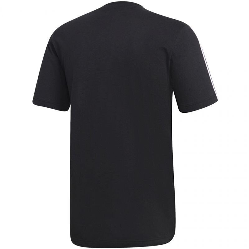 Meeste T-särk Adidas Essentials 3 Stripes Tee, must hind ja info | Meeste spordiriided | kaup24.ee