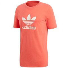 Мужская футболка Adidas Trefoil M DH5777, оранжевая цена и информация | Мужская спортивная одежда | kaup24.ee