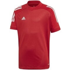 Футболка для мальчика Adidas Condivo 20 Training Jr ED9213 63424, красная цена и информация | Рубашки для мальчиков | kaup24.ee